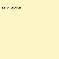 fdf5c6 - Lemon Chiffon color image preview