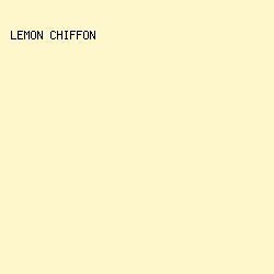 fff7cc - Lemon Chiffon color image preview
