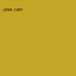 C4A627 - Lemon Curry color image preview