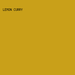 C9A019 - Lemon Curry color image preview