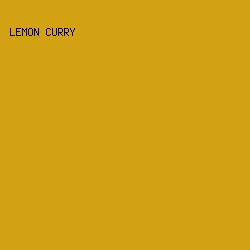 D3A213 - Lemon Curry color image preview
