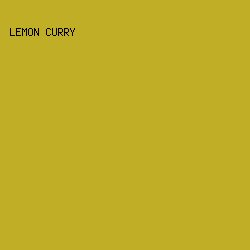 c0ae27 - Lemon Curry color image preview