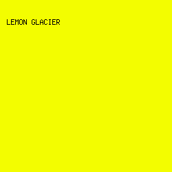 F3FD00 - Lemon Glacier color image preview