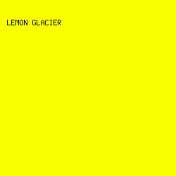 F9FF00 - Lemon Glacier color image preview
