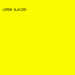 FBFB00 - Lemon Glacier color image preview