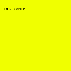 f0ff00 - Lemon Glacier color image preview