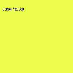 eafd4a - Lemon Yellow color image preview