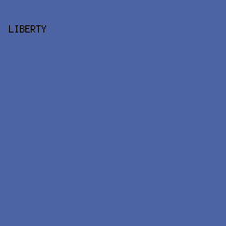 4C64A4 - Liberty color image preview