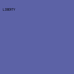 5C62A6 - Liberty color image preview