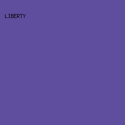 5F4E9E - Liberty color image preview