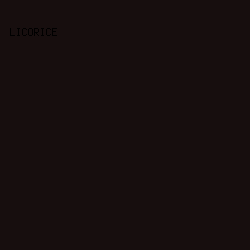 170e0e - Licorice color image preview