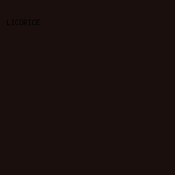 1b0f0e - Licorice color image preview