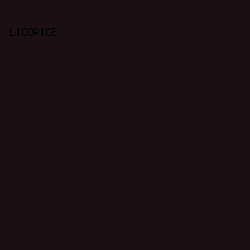 1c0e15 - Licorice color image preview