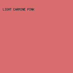 D86D6F - Light Carmine Pink color image preview