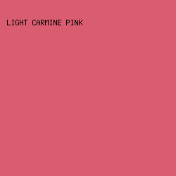 D95C71 - Light Carmine Pink color image preview