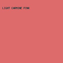 DD6B6B - Light Carmine Pink color image preview