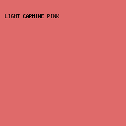 DF6A6A - Light Carmine Pink color image preview