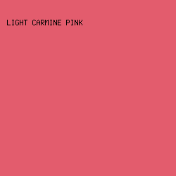 E35C6D - Light Carmine Pink color image preview