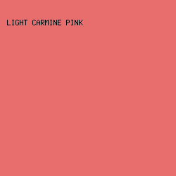 E86D6D - Light Carmine Pink color image preview