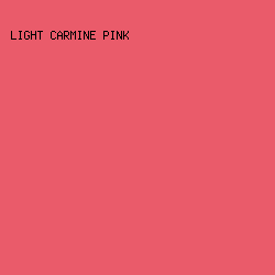 EA5B6A - Light Carmine Pink color image preview