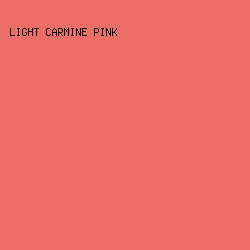 ED6D69 - Light Carmine Pink color image preview