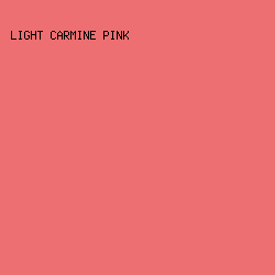 ED6F71 - Light Carmine Pink color image preview