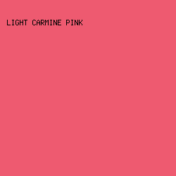 EE5A70 - Light Carmine Pink color image preview