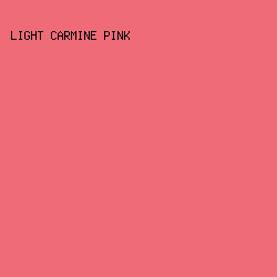 EE6B77 - Light Carmine Pink color image preview