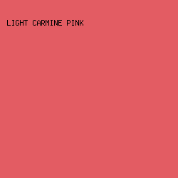 e35c63 - Light Carmine Pink color image preview