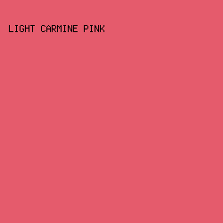e55b6c - Light Carmine Pink color image preview
