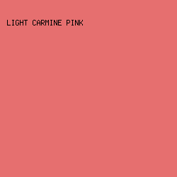 e66f6f - Light Carmine Pink color image preview