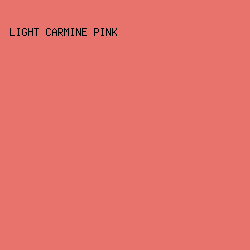 e8736c - Light Carmine Pink color image preview