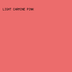 ec6c6c - Light Carmine Pink color image preview