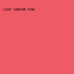 ee5a66 - Light Carmine Pink color image preview