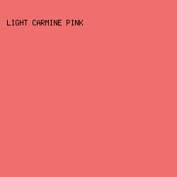 ef6f6c - Light Carmine Pink color image preview