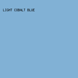 81B1D5 - Light Cobalt Blue color image preview