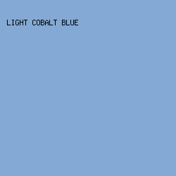 83A9D4 - Light Cobalt Blue color image preview
