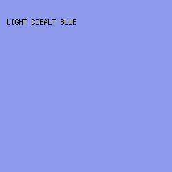 8E9BED - Light Cobalt Blue color image preview