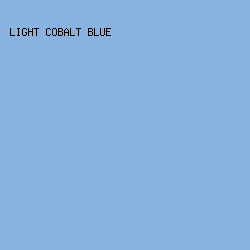 8ab2e0 - Light Cobalt Blue color image preview