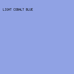 90A2E4 - Light Cobalt Blue color image preview