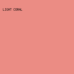 EB8C84 - Light Coral color image preview