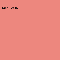 ED877E - Light Coral color image preview