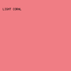 F07D84 - Light Coral color image preview