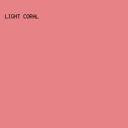 e78286 - Light Coral color image preview