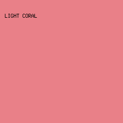 e98088 - Light Coral color image preview