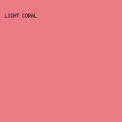 eb7b84 - Light Coral color image preview
