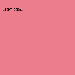 ec7d8d - Light Coral color image preview