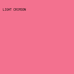 F3718F - Light Crimson color image preview
