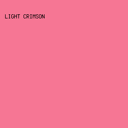 F67694 - Light Crimson color image preview