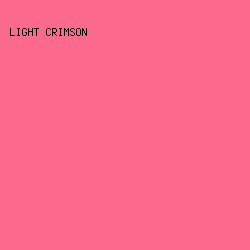 FB698D - Light Crimson color image preview